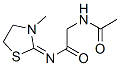 CAS#: 65400-81-9， 2-Acetylamino-N-(3-Methylthiazolidin-2-Ylidene)Acetamide