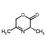 CAS#: 65479-21-2， (3S)-3,5-Dimethyl-3,6-dihydro-2H-1,4-oxazin-2-one