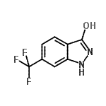 CAS 登录号：655-96-9， 6-(三氟甲基)-1H-吲唑-3-醇