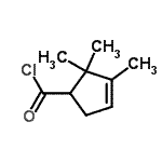 CAS#: 65514-84-3， 2,2,3-Trimethyl-3-cyclopentene-1-carbonyl chloride