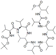 CAS#: 65519-02-0， Tert-Butyloxycarbonylvalyl-Valyl-Valyl-Valyl-Valyl-Valyl-Valyl-Valine Methyl Ester