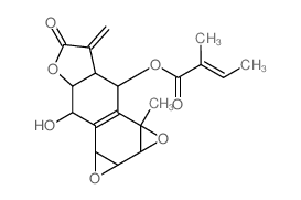CAS#: 65522-32-9， (Z)-2-Methyl-2-Butenoic Acid (1aR,1bS,2aS,4S,4aS,7aR,8S,9aR)-Dodecahydro-4-Hydroxy-9alpha-Methyl-3,7-Bis(Methylene)-6-Oxobisoxireno[5,6:7,8]Cyclodeca[1,2-b]Furan-8-Yl Ester