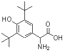 CAS#: 65559-23-1， Amino[4-hydroxy-3,5-bis(2-methyl-2-propanyl)phenyl]acetic acid