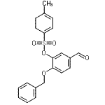 CAS#: 65615-20-5， 2-(Benzyloxy)-5-formylphenyl 4-methyl-1,3-cyclohexadiene-1-sulfonate