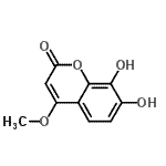 CAS#: 65692-21-9， 7,8-Dihydroxy-4-methoxy-2H-chromen-2-one