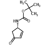 CAS#: 657397-04-1， 2-Methyl-2-propanyl [(1S)-4-oxo-2-cyclopenten-1-yl]carbamate