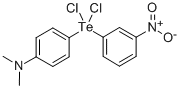 CAS 登录号：65743-49-9， 二氯(4-(二甲基氨基)苯基)(3-硝基苯基)-碲