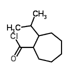 CAS#: 65755-77-3， 2-Isopropylcycloheptanecarbonyl chloride