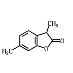 CAS#: 65817-24-5， 3,6-Dimethyl-1-benzofuran-2(3H)-one