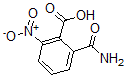 结构式 CAS# 65911-46-8, 2-(氨基羰基)-6-硝基-苯甲酸