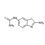 CAS#: 659742-87-7， 1-(2-Amino-1,3-benzothiazol-6-yl)thiourea