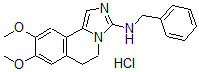 CAS#: 65988-73-0， N-Benzyl-8,9-dimethoxy-5,6-dihydroimidazo[5,1-a]isoquinolin-3-amine hydrochloride