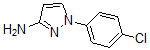 structure of CAS# 66000-39-3, 1-(4-Chlorophenyl)-1H-Pyrazol-3-Amine;3-Amino-1-(4-Chlorophenyl)-1H-Pyrazole, 95%;1-(4-CHLORO-PHENYL)-1H-PYRAZOL-3-YLAMINE