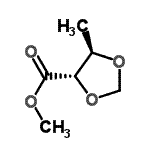 CAS#: 66003-31-4， Methyl (4S,5R)-5-methyl-1,3-dioxolane-4-carboxylate
