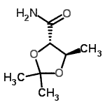 CAS#: 66003-32-5， (4S,5R)-2,2,5-Trimethyl-1,3-dioxolane-4-carboxamide