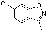 structure of CAS# 66033-73-6, 6-Chloro-3-methyl-1,2-benzoxazole;1,2-Benzisoxazole, 6-chloro-3-methyl-;6-Chlor-3-methyl-1,2-benzoxazol;6-Chloro-3-methyl-1,2-benzoxazole