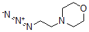 structure of CAS# 660395-39-1, 4-(2-Azidoethyl)-Morpholine