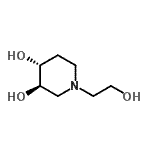 CAS#: 660403-91-8， (3R,4R)-1-(2-Hydroxyethyl)-3,4-piperidinediol