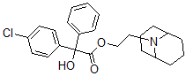 CAS#: 6606-07-1， 4-Chlorobenzilic Acid 2-(9-Azabicyclo[3.3.1]Nonan-9-Yl)Ethyl Ester