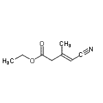 CAS#: 66066-39-5， Ethyl (3E)-4-cyano-3-methyl-3-butenoate