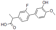 CAS#: 66067-42-3， 3'-Hydroxy-4'-Methoxyflurbiprofen
