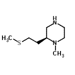 CAS#: 660862-42-0， (2S)-1-Methyl-2-[2-(methylsulfanyl)ethyl]piperazine