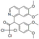 CAS#: 66170-04-5， 3-(6,7-Dimethoxyisoquinolin-1-Yl)-3-(3,4-Dimethoxyphenyl)-1,1,1-Trichloro-2-Propanone