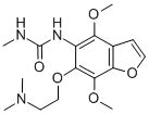 CAS#: 66202-98-0， 1-(4,7-Dimethoxy-6-(2-(Dimethylamino)Ethoxy)-5-Benzofuranyl)-3-Methyl-Urea