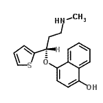 CAS#: 662149-13-5， 4-[(1S)-3-(Methylamino)-1-(2-thienyl)propoxy]-1-naphthol