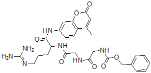 CAS#: 66216-78-2， N-Benzyloxycarbonylglycyl-Glycyl-Arginine-4-Methylcoumarinyl-7-Amide