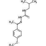 CAS#: 6622-89-5， N-Isobutyl-2-[1-(4-Methoxyphenyl)Ethylidene]Hydrazinecarbothioamide