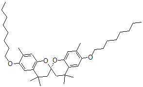 CAS#: 66259-60-7， 4,4,4',4',7,7'-Hexamethyl-6,6'-Di(Octyloxy)-2,2'-Spirobichroman
