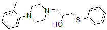 CAS#: 66307-35-5， alpha-[(Phenylthio)Methyl]-4-(o-Tolyl)-1-Piperazineethanol