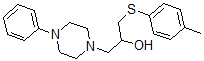 CAS#: 66307-52-6， alpha-[(p-Tolylthio)Methyl]-4-Phenyl-1-Piperazineethanol