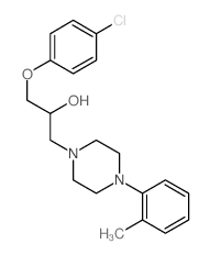 CAS#: 66307-61-7， alpha-[(4-Chlorophenoxy)Methyl]-4-(O-Tolyl)-1-Piperazineethanol