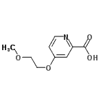 CAS#: 663614-86-6， 4-(2-Methoxyethoxy)-2-pyridinecarboxylic acid