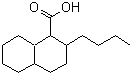 CAS#: 663622-00-2， 2-Butyldecahydro-1-naphthalenecarboxylic acid