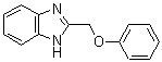 structure of CAS# 6637-29-2, 2-(Phenoxymethyl)-1H-Benzimidazole;Idi1_009944;Nsc52089;Zinc00031304