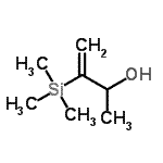 CAS 登录号：66374-47-8， 3-三甲基硅烷基丁-3-烯-2-醇