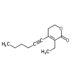 CAS#: 663957-65-1， 3-Ethyl-4-(1-hexyn-1-yl)-5,6-dihydro-2H-pyran-2-one