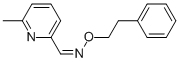 CAS 登录号：6641-26-5， 6-甲基-2-吡啶甲醛肟 O-苯乙基醚