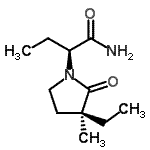 CAS#: 664304-68-1， (2S)-2-[(3S)-3-Ethyl-3-methyl-2-oxo-1-pyrrolidinyl]butanamide
