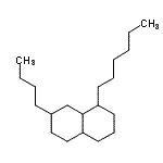 CAS#: 66455-54-7， 7-Butyl-1-hexyldecahydronaphthalene