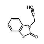 CAS#: 66490-83-3， 3-prop-2-ynyl-1,3-benzothiazol-2-one