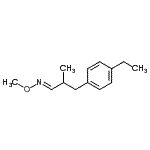 CAS#: 664986-47-4， (1E)-3-(4-Ethylphenyl)-N-methoxy-2-methyl-1-propanimine