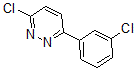结构式 CAS# 66548-94-5, 3-氯-6-(3-氯苯基)-哒嗪