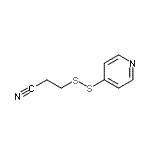 CAS#: 66592-90-3， 3-(4-Pyridinyldisulfanyl)propanenitrile