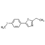 CAS 登录号：666702-85-8， 2-乙基-5-[4-(甲硫基)苯基]-1,3-恶唑