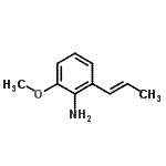 CAS#: 666704-26-3， 2-Methoxy-6-[(1E)-1-propen-1-yl]aniline