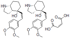 CAS#: 66690-81-1， Bis(3aRS,4SR,7aRS)-4-(3,4-dimethoxy-(Z)-styryl)hexahydro-4-indolinol maleate